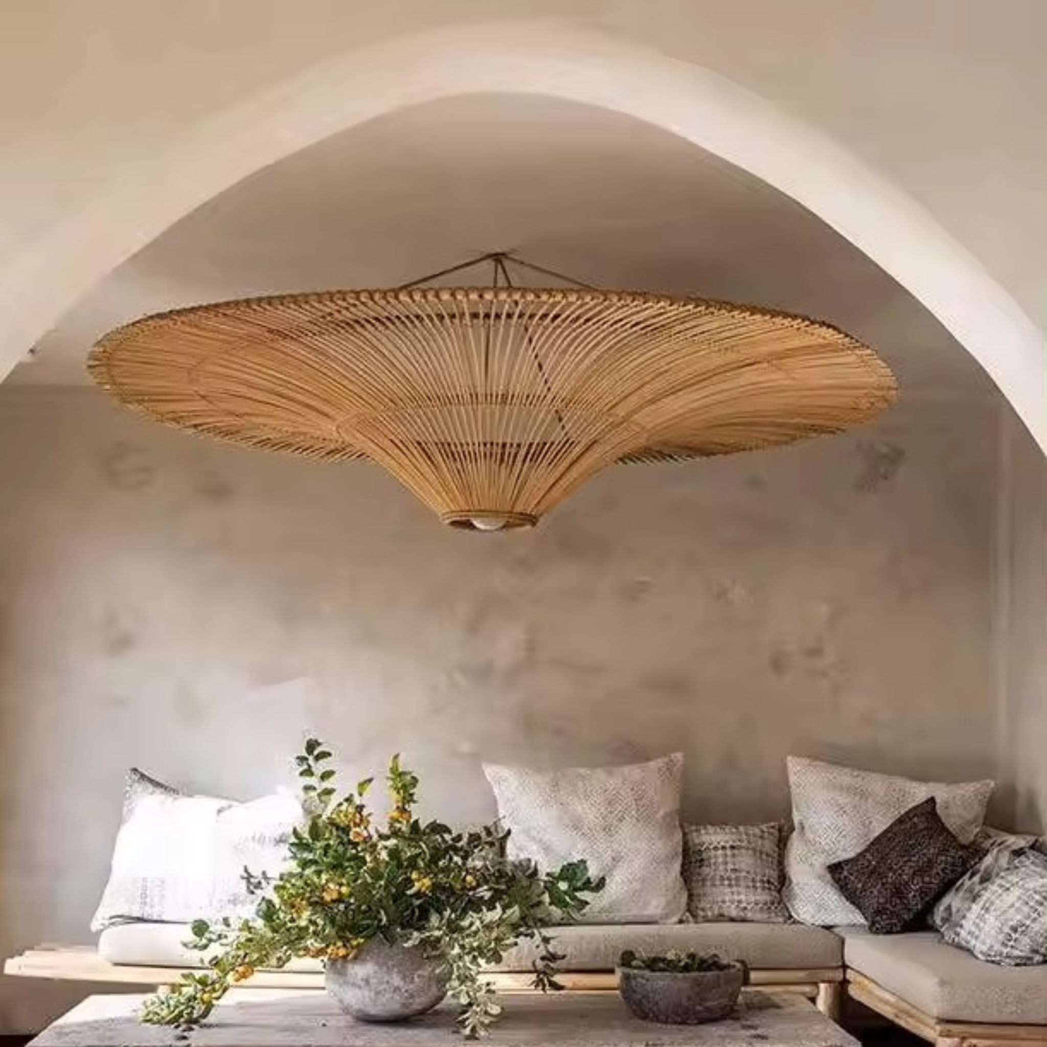 Cane Pendant Lamp | Cane Ceiling Lamp LP-14